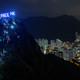 Protesters formed a human chain up the iconic Lion Rock mountain.